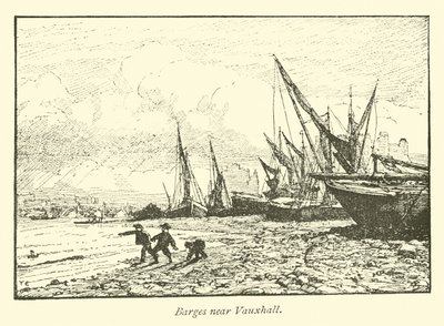 Péniches près de Vauxhall - English School