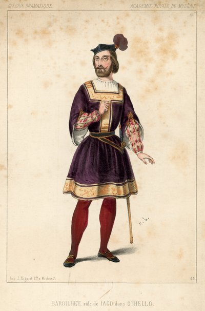Baroilhet dans le rôle de Iago d