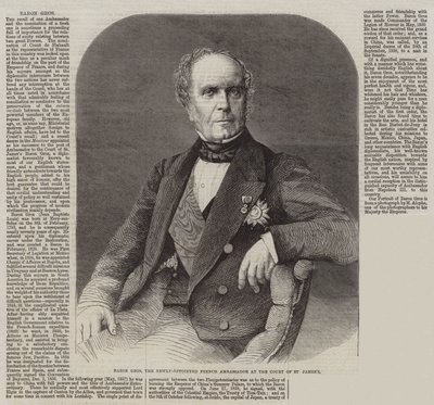 Baron Gros, le nouvel ambassadeur français à la cour de St James - English School