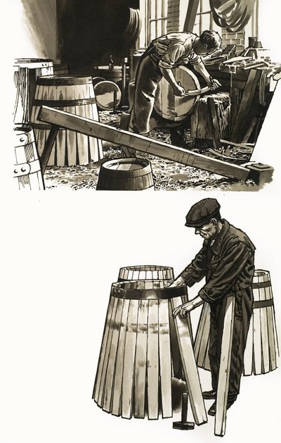 Barils de chêne - English School