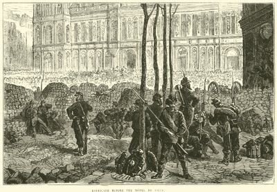 Barricade devant l