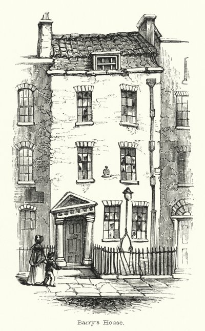 Maison de Barry (gravure) - English School
