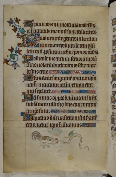 Scène de bas-de-page d