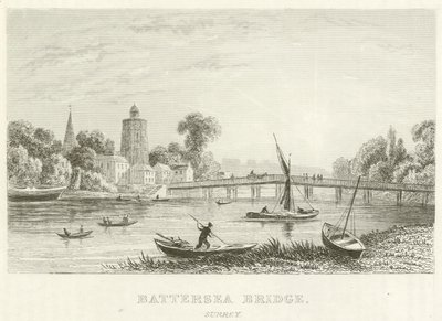 Pont de Battersea, Surrey - English School