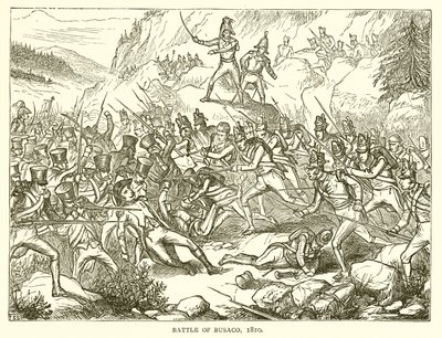 Bataille de Busaco, 1810 - English School