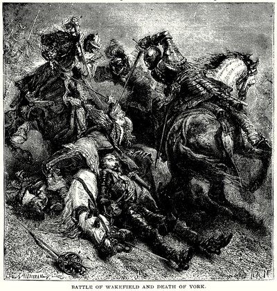 Bataille de Wakefield et mort de York - English School