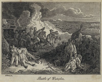 Bataille de Waterloo (gravure) - English School