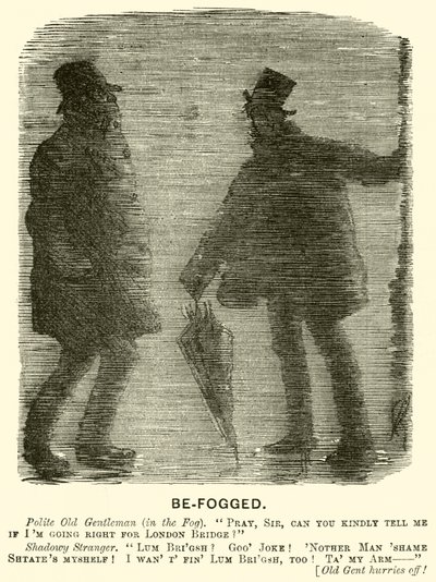 Dans le brouillard (gravure) - English School