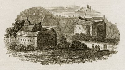 Bear Garden et Globe Theatre, Southwark, Londres, vers 1600 - English School