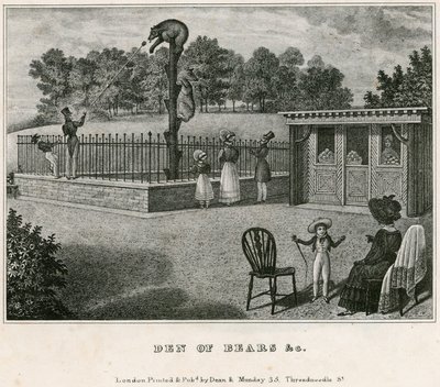 Fosse aux ours, jardins zoologiques de Londres, Regents Park - English School