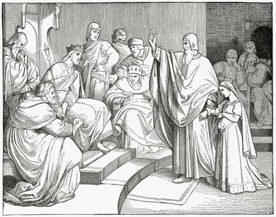 Béatrice conduite à la Diète pour ses fiançailles, 1882 - English School