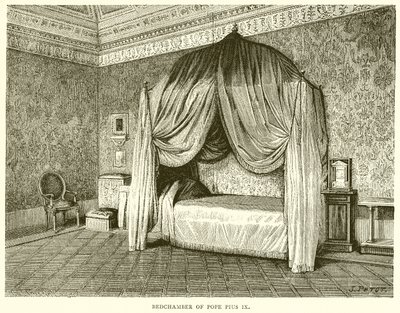 Chambre à coucher du Pape Pie IX - English School