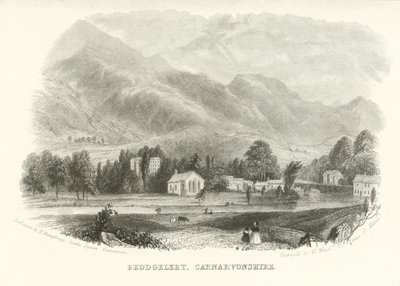 Beddgelert, Carnarvonshire, Pays de Galles - English School