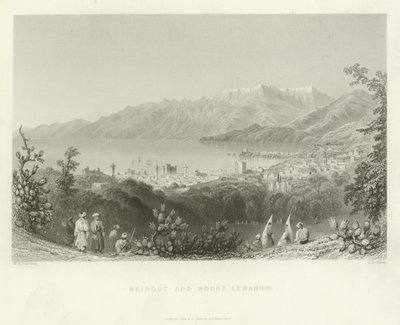 Beyrouth et Mont Liban, 1837 - English School