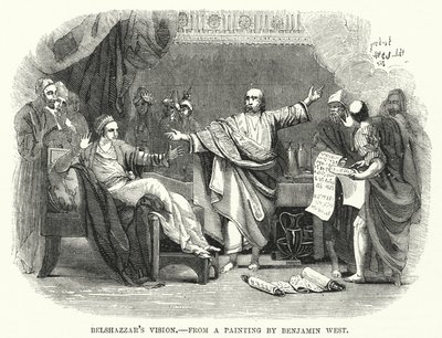 La vision de Belshazzar, d
