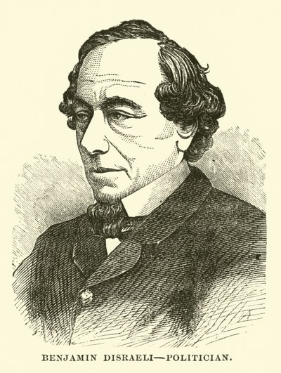 Benjamin Disraeli, homme politique - English School