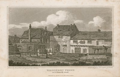 Prieuré de Bermondsey, tel qu