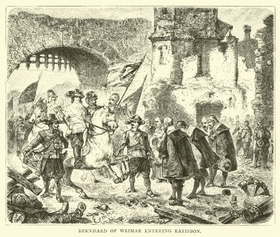 Bernhard de Weimar entrant à Ratisbonne - English School