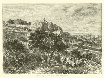 Bethléem, montrant les bâtiments du couvent - English School