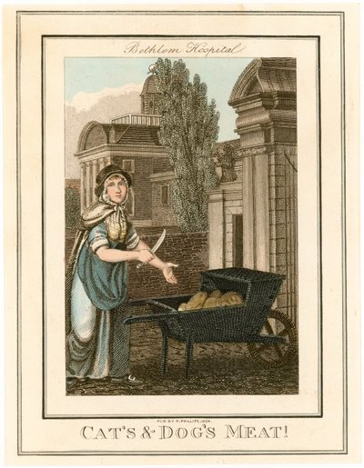 Hôpital de Bethlem. Viande pour chats et chiens - English School