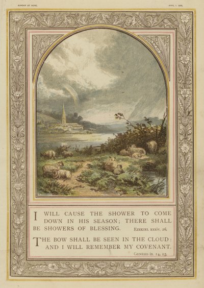 Bible, averses et arcs-en-ciel, Ézéchiel, Genèse - English School
