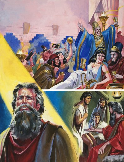 Scènes bibliques - English School