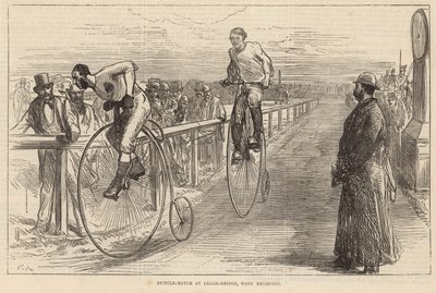 Course de vélos à Lillie Bridge, West Brompton - English School