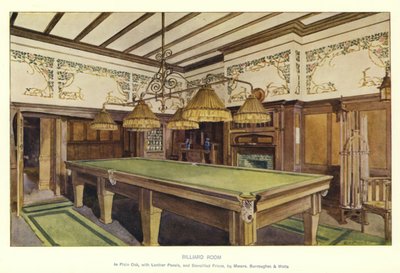 Salle de billard - English School