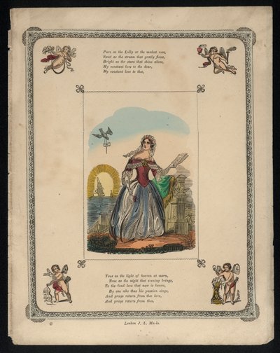 Oiseau livrant une lettre d