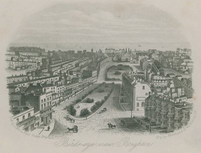 Vue aérienne de Brighton - English School