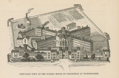 Vue aérienne de la maison de correction de Surrey - English School