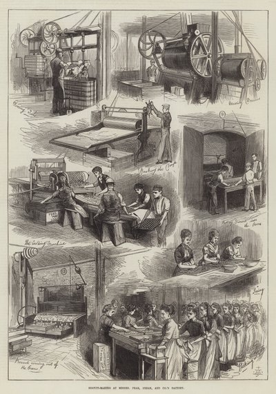 Fabrication de biscuits à l