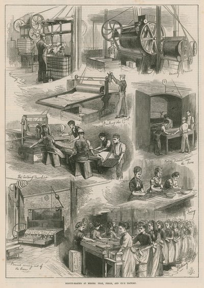 Fabrication de biscuits à l