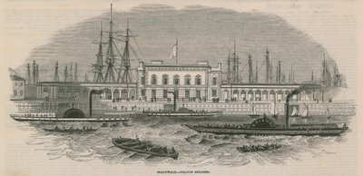 Vapeur de la Tamise à Blackwall - English School