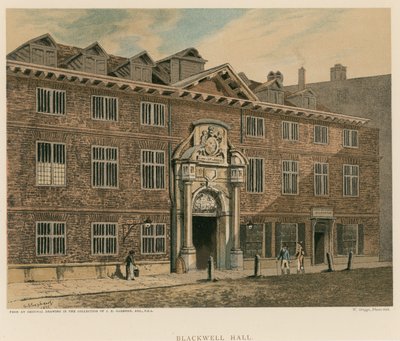 Blackwell Hall, Guildhall, Londres - English School