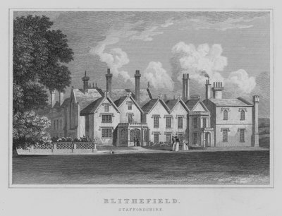 Blithefield, Staffordshire - English School