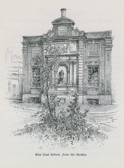École Blue Coat depuis le jardin - English School