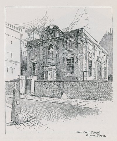 École Blue Coat sur Caxton Street - English School