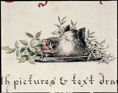 Tête de sanglier - English School