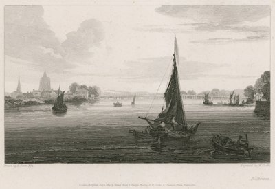 Bateaux sur la Tamise à Battersea - English School