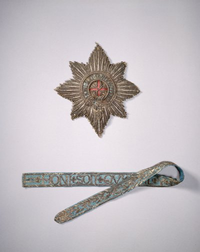 Étoile et Jarretière de Bonnie Prince Charlie, XVIIe siècle - English School