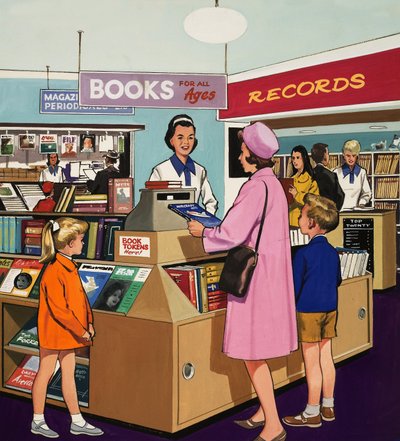Vendeuse de librairie - English School