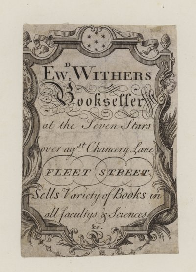 Libraire, Edward Withers - English School