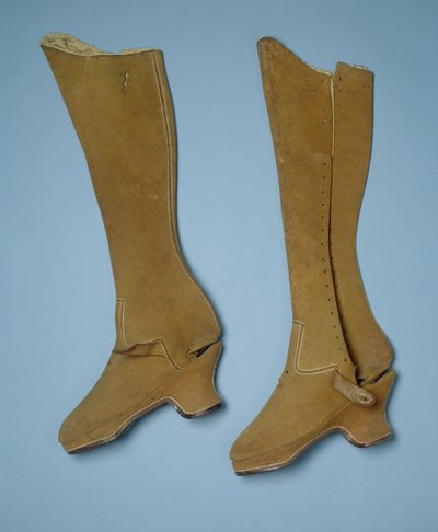 Bottes censées avoir appartenu à la reine Élisabeth I, 16ème siècle - English School