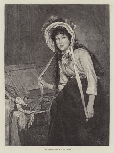 Plumes empruntées (gravure) - English School
