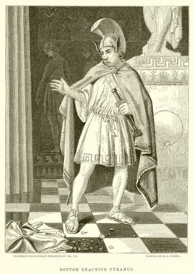 Bottom jouant Pyramus - English School