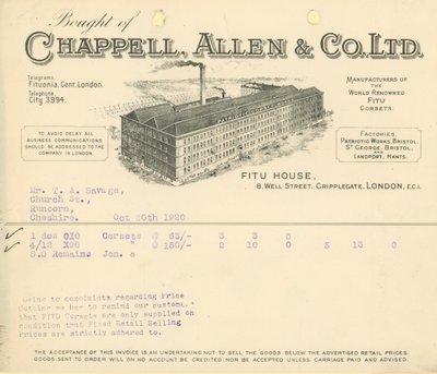 Acheté de Chappell Allen & Co Ltd - English School