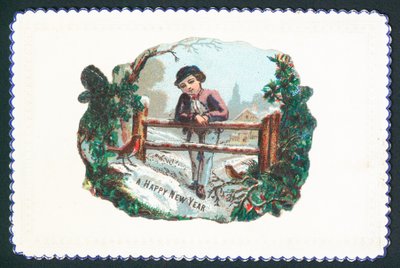 Garçon appuyé sur une barrière - English School