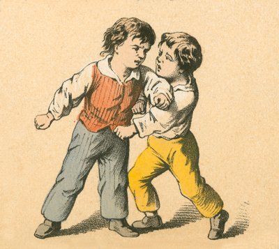 Garçons se battant - English School