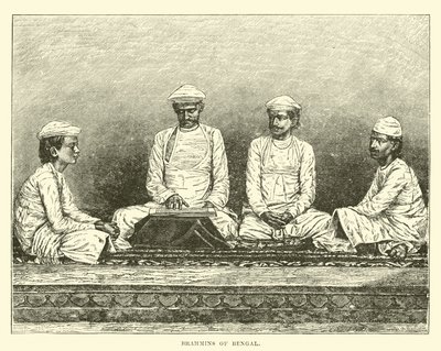 Brahmanes du Bengale - English School